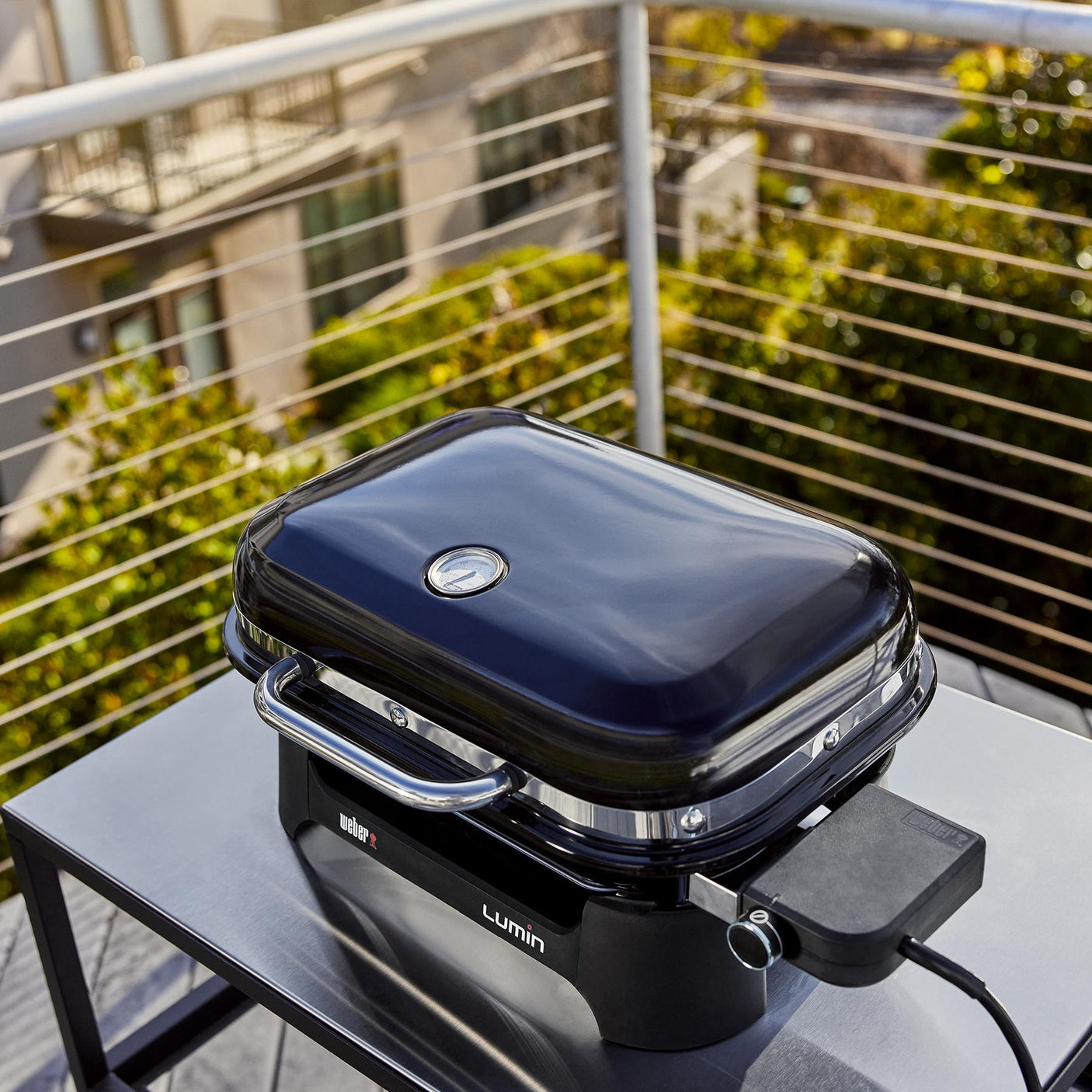 Lumin Compact Electric Grill - Black