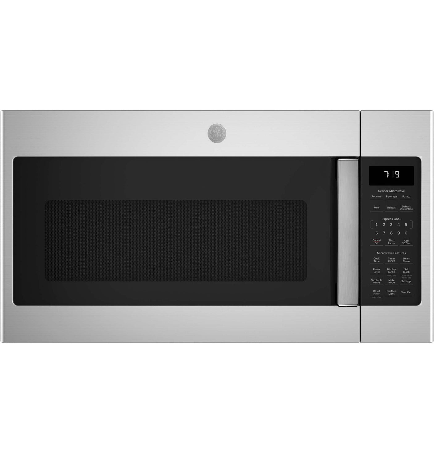 GE® 1.9 Cu. Ft. Over-the-Range Sensor Microwave Oven with Recirculating Venting