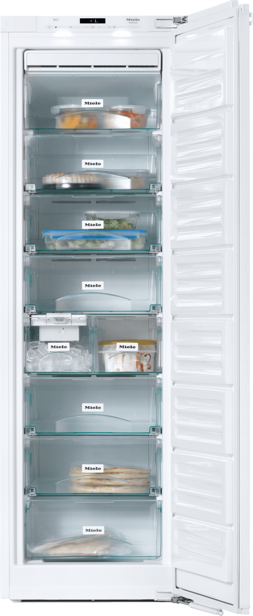 FNS 37492 iE - PerfectCool freezer for perfect side-by-side combination in the 70 in niche.