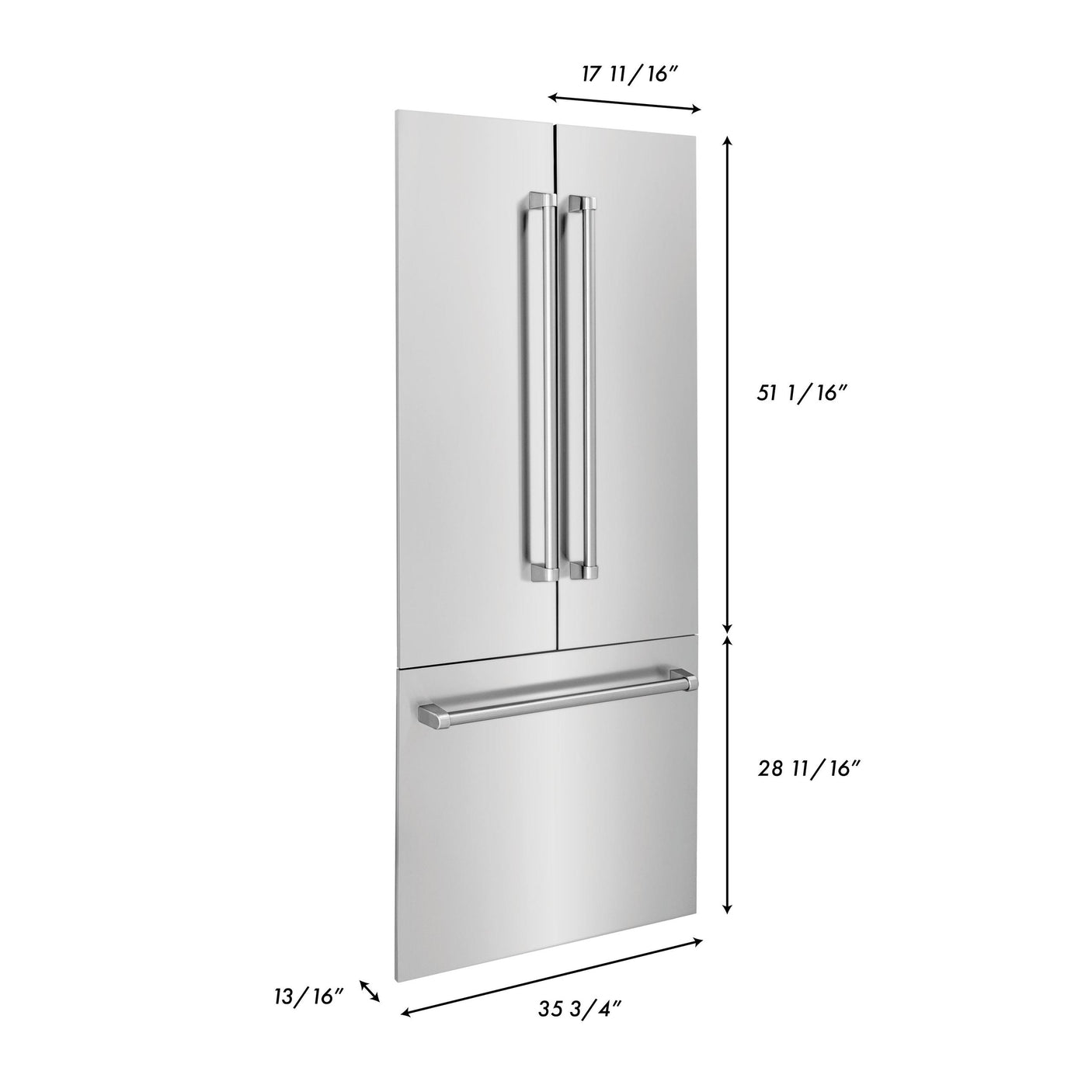 Refrigerator Panel in Stainless Steel (RPBIV-304-36)