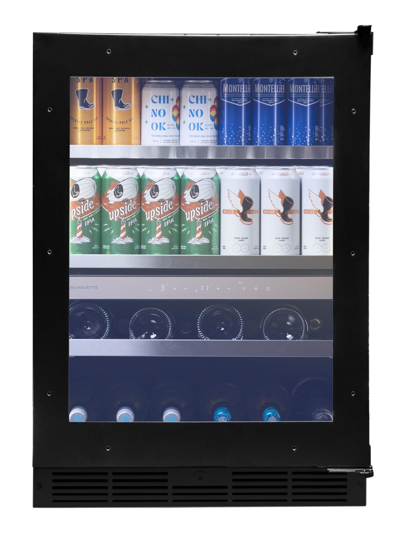 Silhouette Pro Gen 3 - 24" Built-in Wine and Beverage Center Panel-ready