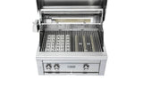 27" Lynx Professional Freestanding Grill with 1 Trident™ and 1 Ceramic Burner and Rotisserie, LP