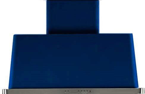 Majestic 40 Inch Blue Wall Mount Convertible Range Hood