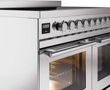 Professional Plus II 40 Inch Electric Freestanding Range in Stainless Steel with Trim