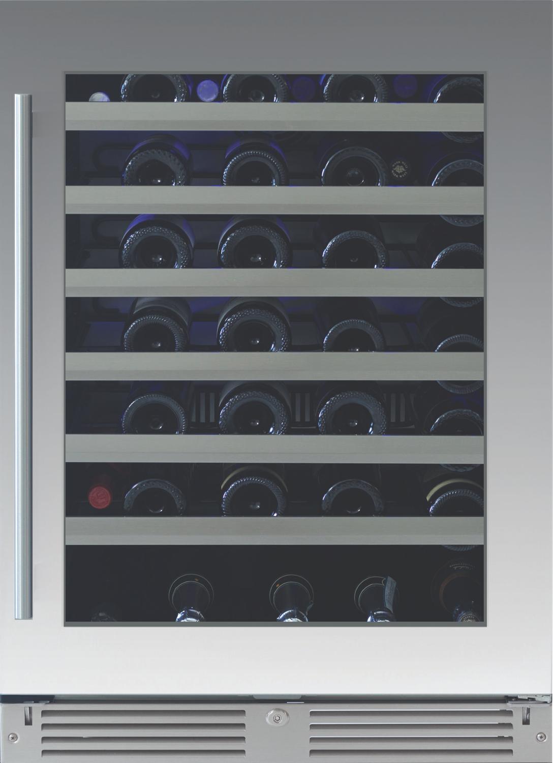 24" Wine Cooler 1 Zone SS Glass RH