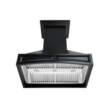 ZLINE Wooden Wall Mount Range Hood in Black - Includes Motor (321CC)