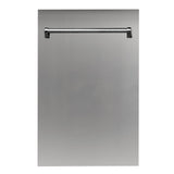 ZLINE 18 in. Dishwasher Panel with Traditional Handle (DP-18) [Color: White Matte]