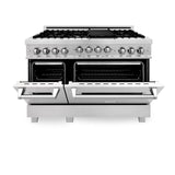 ZLINE 48" 6.0 cu. ft. Range with Gas Stove and Gas Oven in ZLINE DuraSnow Stainless Steel® (RGS-SN-48) [Color: Red Matte]