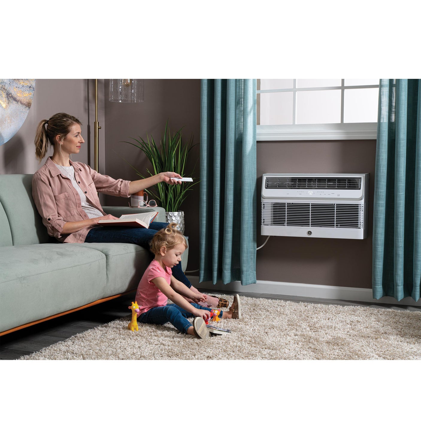 GE® ENERGY STAR® 230/208V Cool-Only 10,000 BTU Built-In Room Air Conditioner