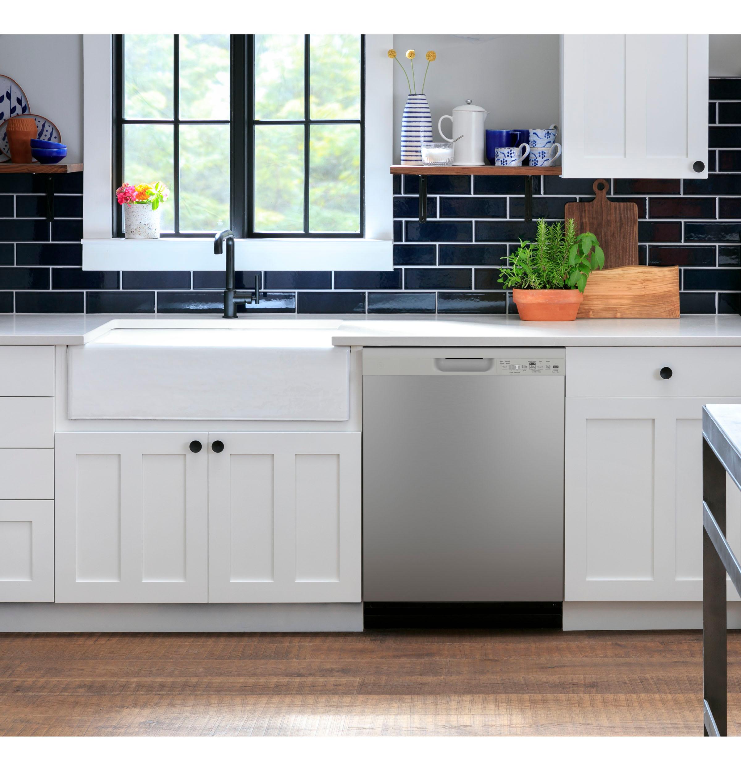 Counter dishwasher with fashion dry cycle