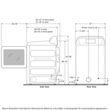 GE Profile™ ENERGY STAR® 7.3 cu. ft. Capacity Smart Gas Dryer with Fabric Refresh