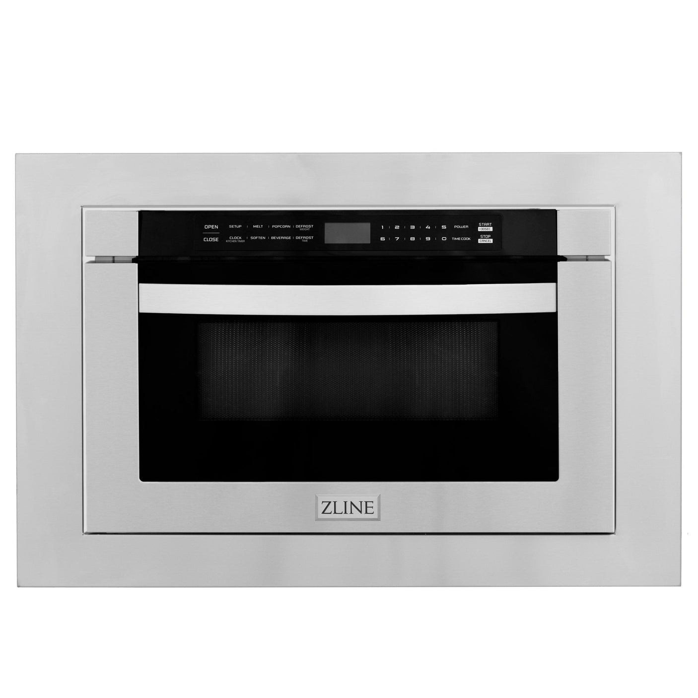 ZLINE 24 in. 1.2 cu. ft. Stainless Steel Microwave Drawer with 30 in. Trim Kit (MWD-TK-30)