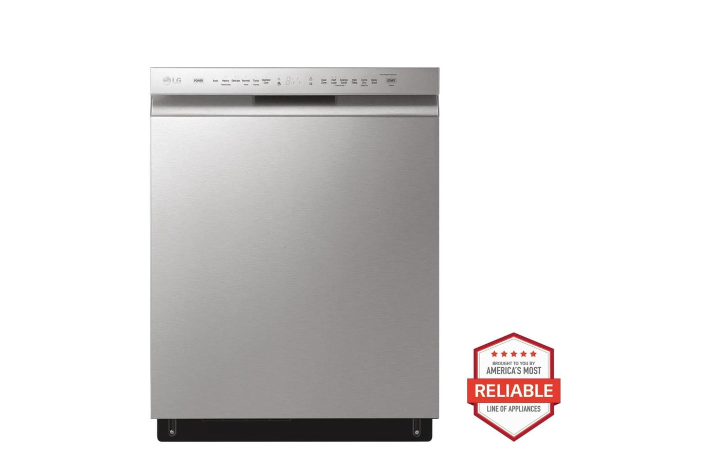 Front Control Dishwasher with QuadWash™