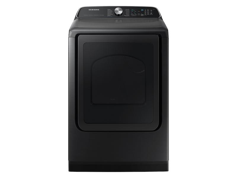 7.4 cu. ft. Smart Gas Dryer with Steam Sanitize+ in Brushed Black