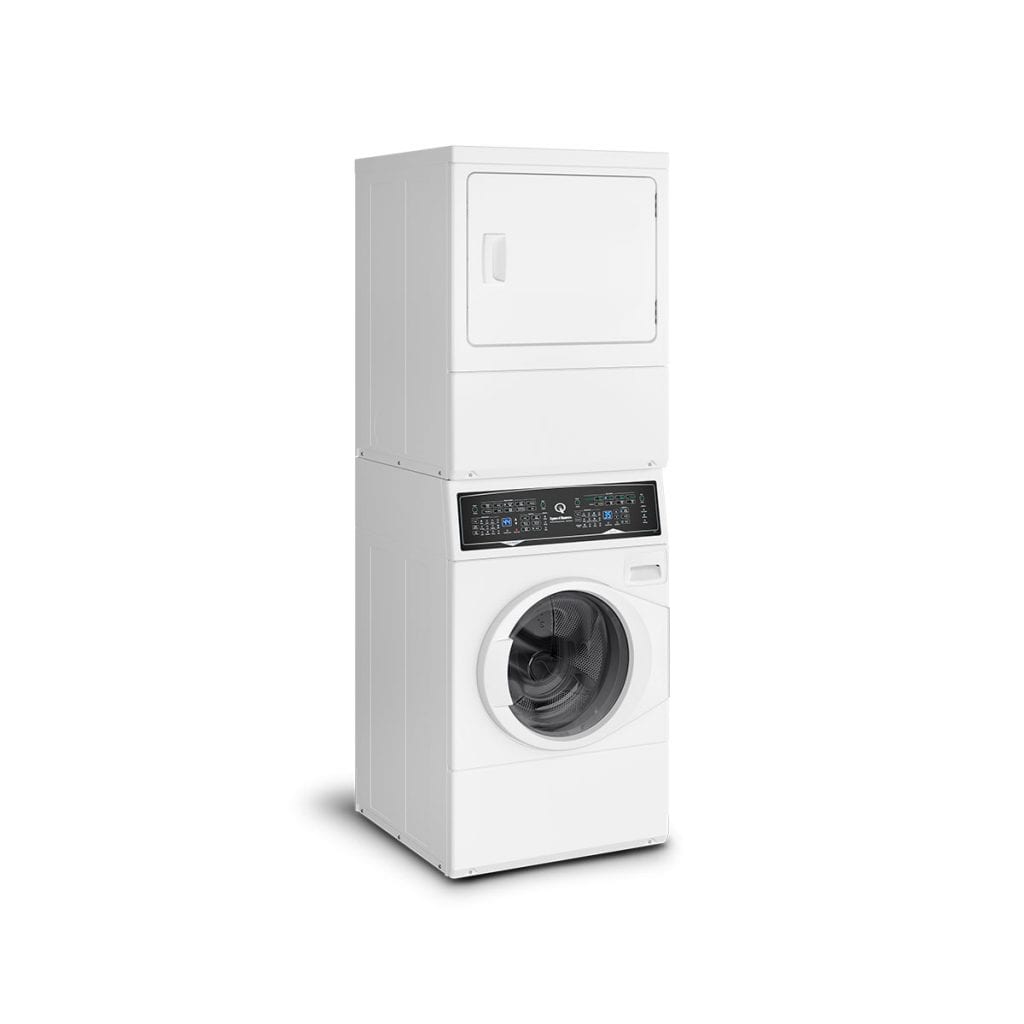 SF7 Stacked White Washer - Electric Dryer with Pet Plus  Sanitize  Fast Cycle Times  5-Year Warranty