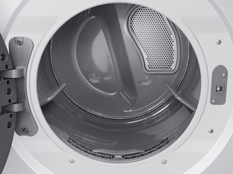 Bespoke AI Laundry Hub™ 4.6 cu. ft. Large Capacity Single Unit Washer with Steam Wash and 7.6 cu. ft. Gas Dryer in White