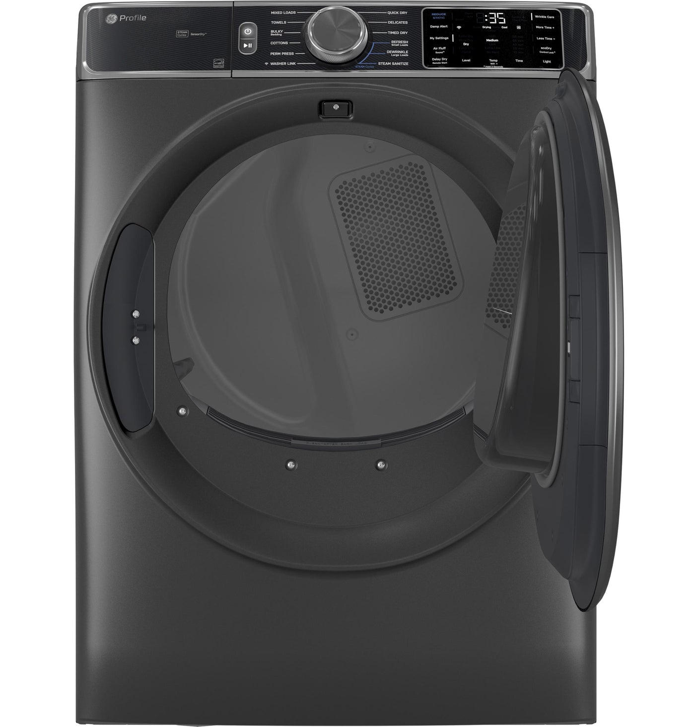 GE Profile™ ENERGY STAR® 7.8 cu. ft. Capacity Smart Front Load Electric Dryer with Steam and Sanitize Cycle