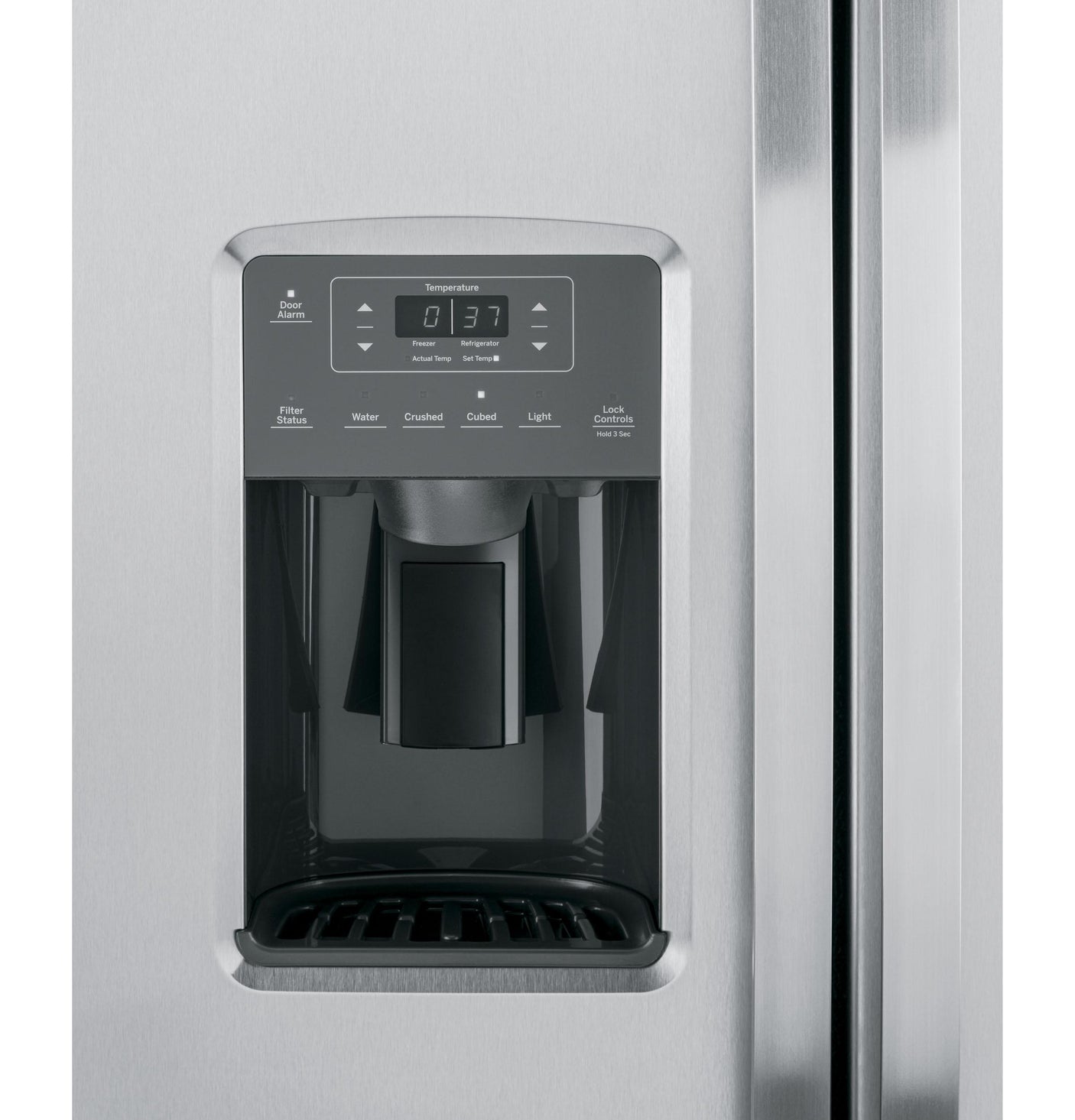 GE® ENERGY STAR® 25.3 Cu. Ft. Side-By-Side Refrigerator