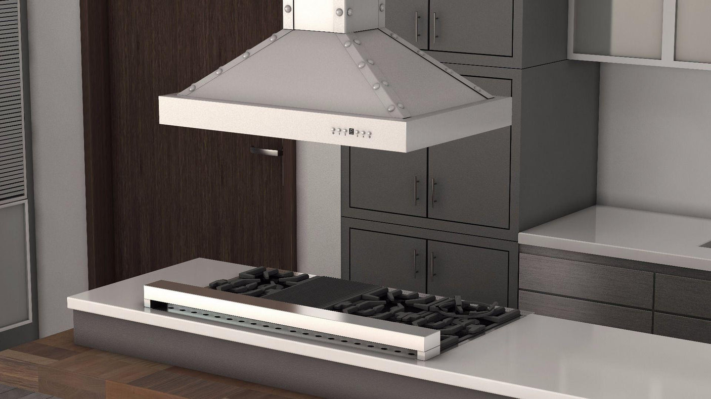 ZLINE 30" Designer Series Stainless Island Range Hood (KB2i-4SSXS-30)