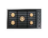 36" Gas Cooktop, Graphite Stainless Steel, Natural Gas