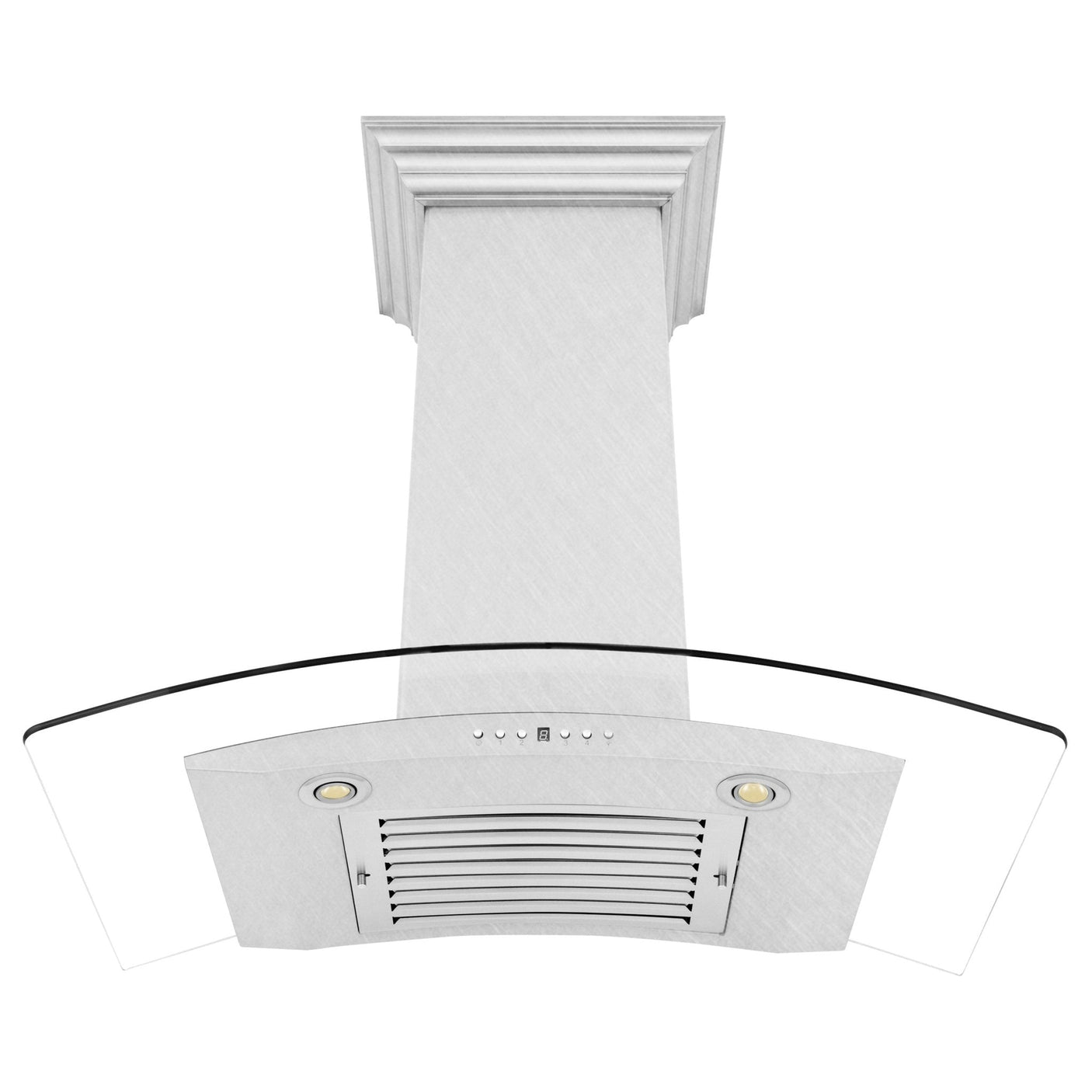 ZLINE Wall Mount Range Hood in DuraSnow Stainless Steel & Glass (8KN4S)