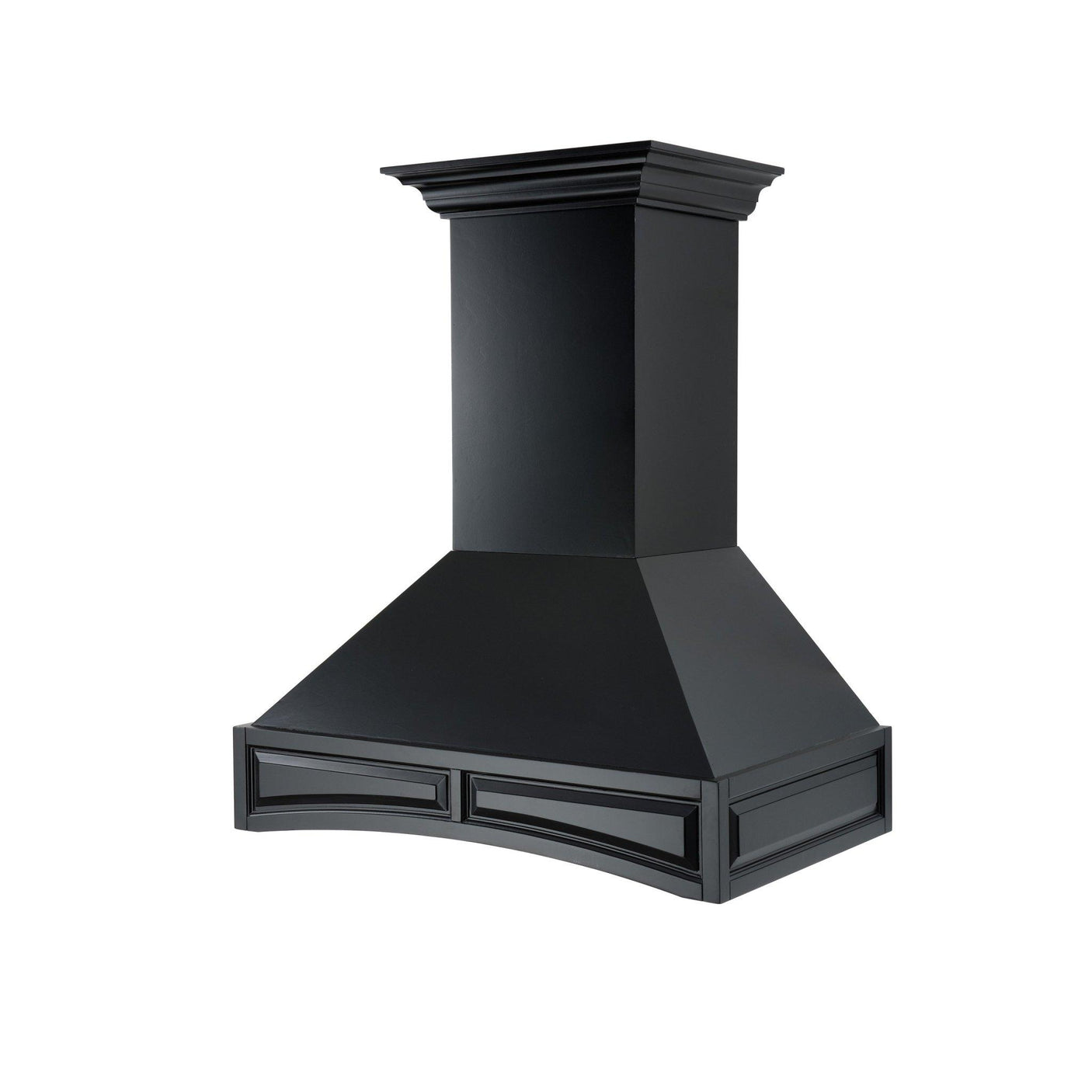 ZLINE Wooden Wall Mount Range Hood in Black - Includes Motor (321CC) [Size: 30 inch]