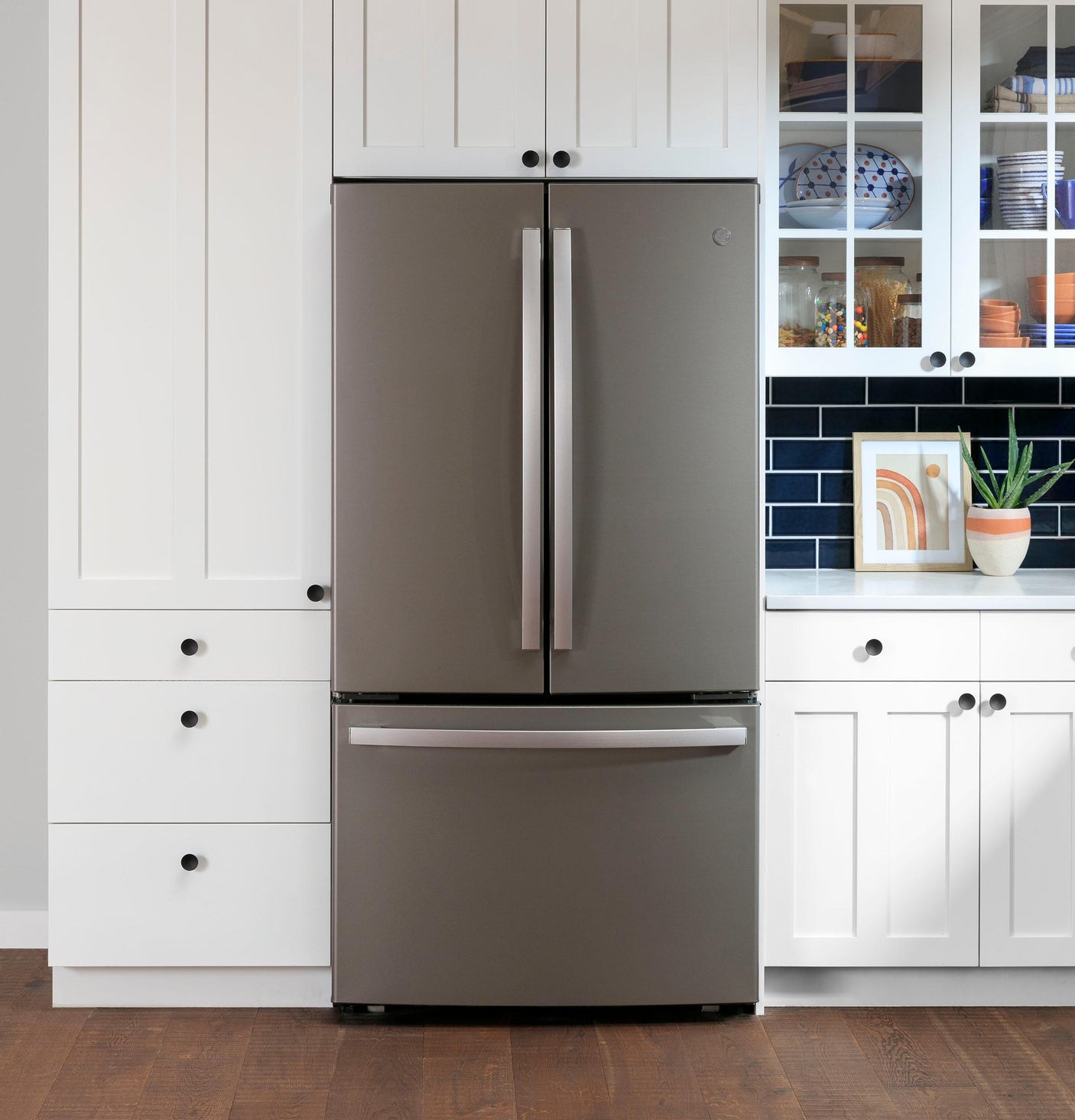 GE® ENERGY STAR® 23.1 Cu. Ft. Counter-Depth French-Door Refrigerator