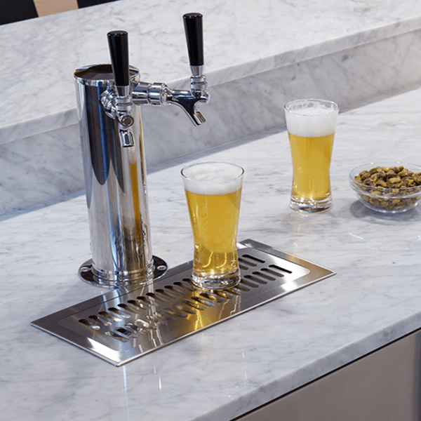 24-In Built-In Dispenser For Beer, Wine And Draft Beverages with Door Style - Stainless Steel