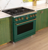 Café™ 36" Smart Dual-Fuel Commercial-Style Range with 6 Burners (Natural Gas)