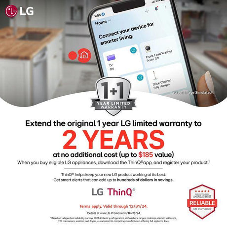 LG SIGNATURE Top Control Smart Wi-Fi Enabled Dishwasher with TrueSteam® and QuadWash™