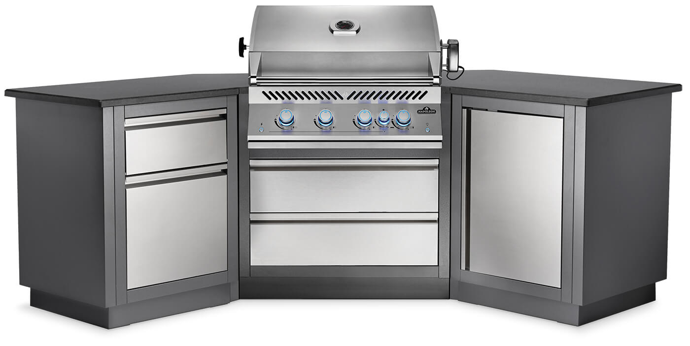 OASIS 200 Outdoor Kitchen, Built-in 700 Series 32 Built-in 700 Series 32 , Natural Gas, Stainless Steel