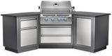 OASIS 200 Outdoor Kitchen, Built-in 700 Series 32 Built-in 700 Series 32 , Propane, Stainless Steel