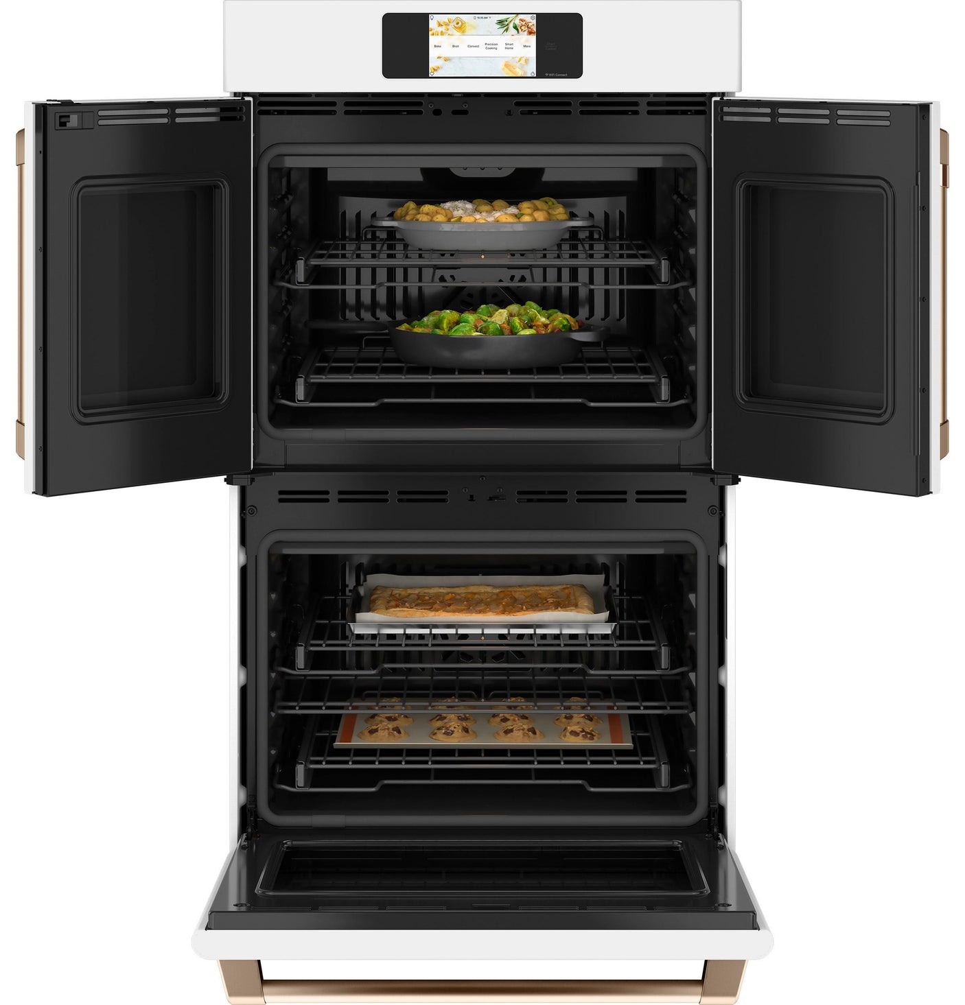 Café™ Professional Series 30" Smart Built-In Convection French-Door Double Wall Oven