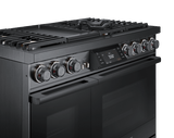 48" Pro Dual-Fuel Steam Range, Graphite Stainless Steel, Natural Gas