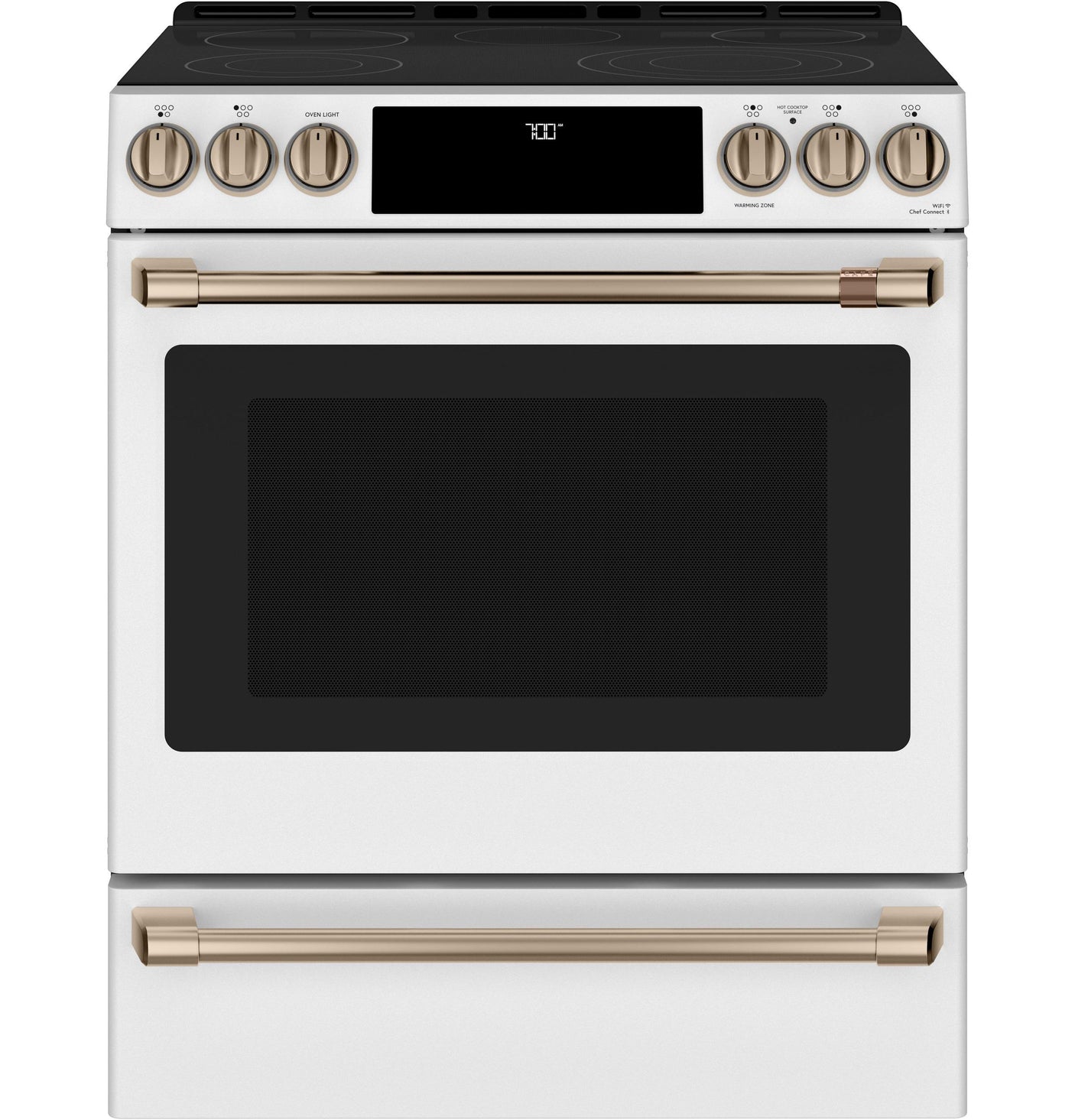 Café™ 30" Smart Slide-In, Front-Control, Radiant and Convection Range