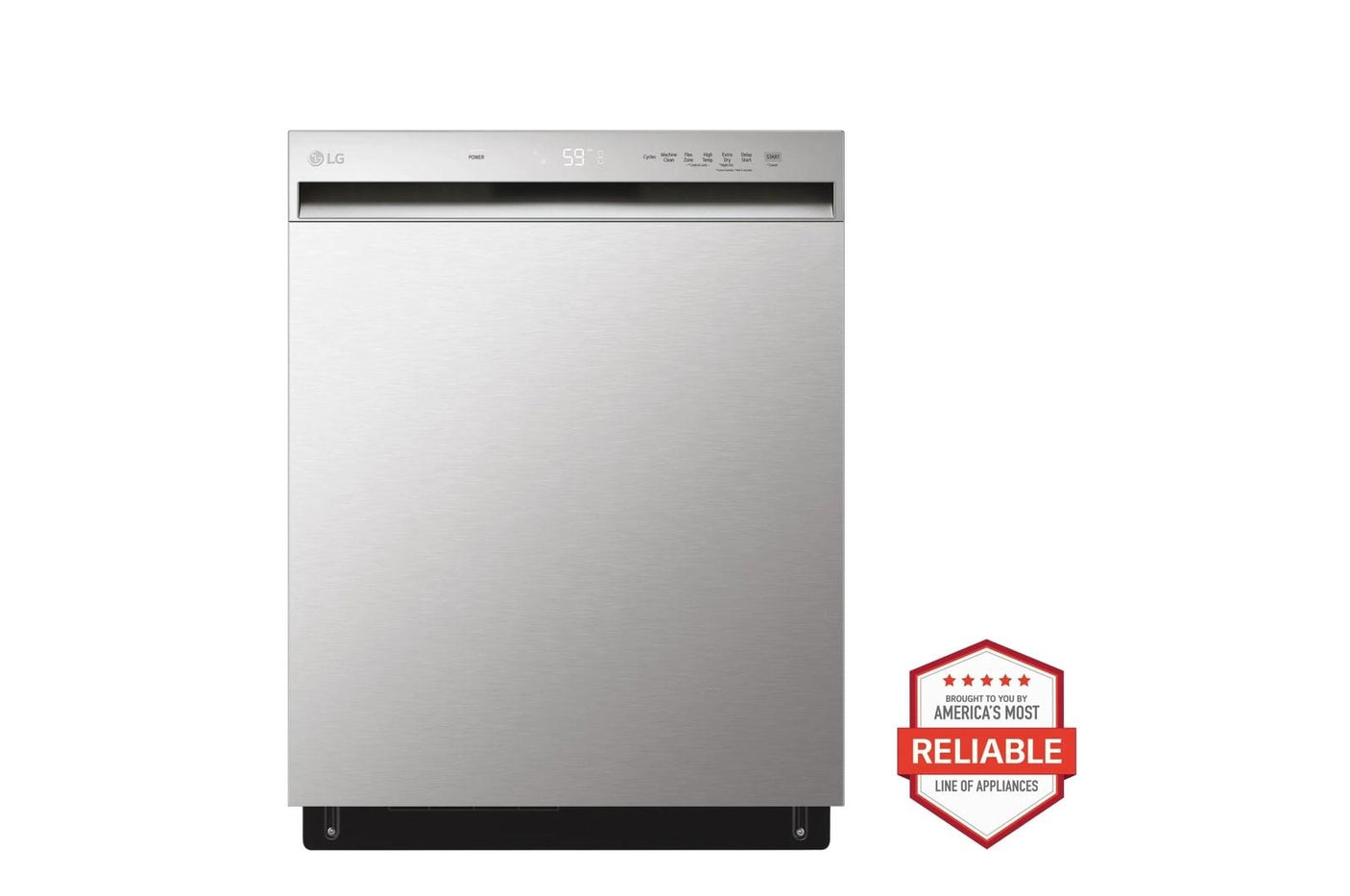 Front Control Dishwasher with QuadWash™