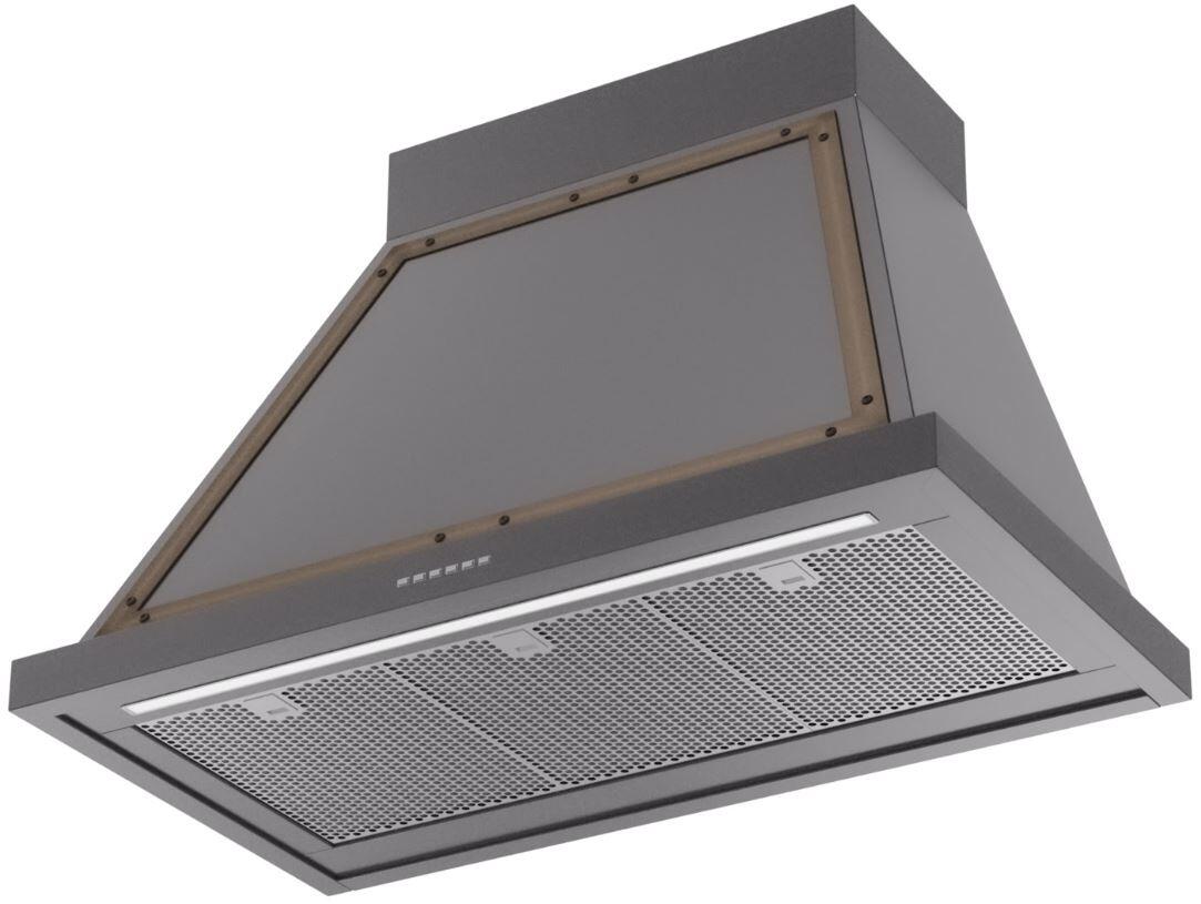 Nostalgie 36 Inch Matte Graphite Wall Mount Convertible Range Hood