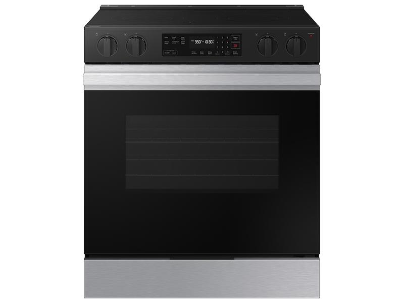 Bespoke 6.3 cu. ft. Smart Slide-In Electric Range with Precision Knobs in Stainless Steel