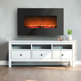 Danby Designer 38" Wall Mount Electric Fireplace in Black