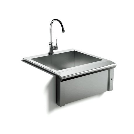 24" SS Apron Sink and Faucet