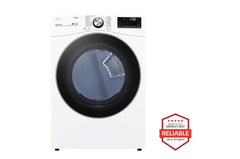 7.4 cu. ft. Ultra Large Capacity Smart wi-fi Enabled Front Load Gas Dryer with TurboSteam™ and Built-In Intelligence