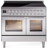 Professional Plus II 40 Inch Electric Freestanding Range in Stainless Steel with Trim