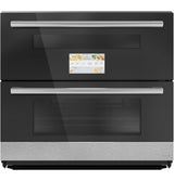 Café™ 30" Duo Smart Single Wall Oven in Platinum Glass