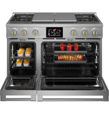 Monogram 48" Dual-Fuel Professional Range with 4 Burners, Grill, and Griddle