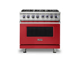 36" Sealed Burner Gas Range - VGR7362 Viking 7 Series