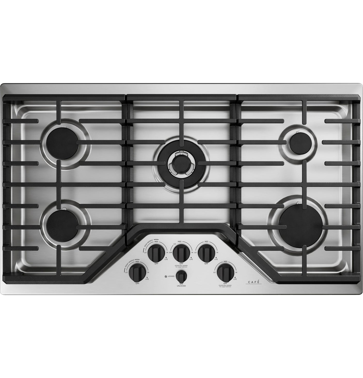 Café™ 5 Gas Cooktop Knobs - Flat Black