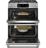 Café™ 30" Smart Slide-In, Front-Control, Dual-Fuel, Double-Oven Range with Convection