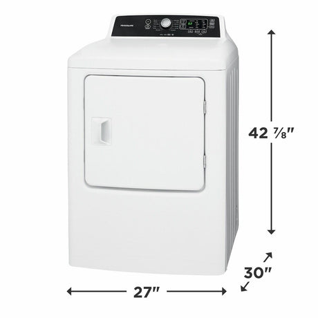 Frigidaire 6.7 Cu. Ft. Free Standing Electric Dryer