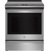 GE Profile™ 30" Smart Slide-In Fingerprint Resistant Front-Control Induction and Convection Range with No Preheat Air Fry