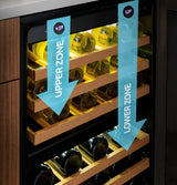 GE Profile™ 44-Bottle Dual Zone Wine Cooler